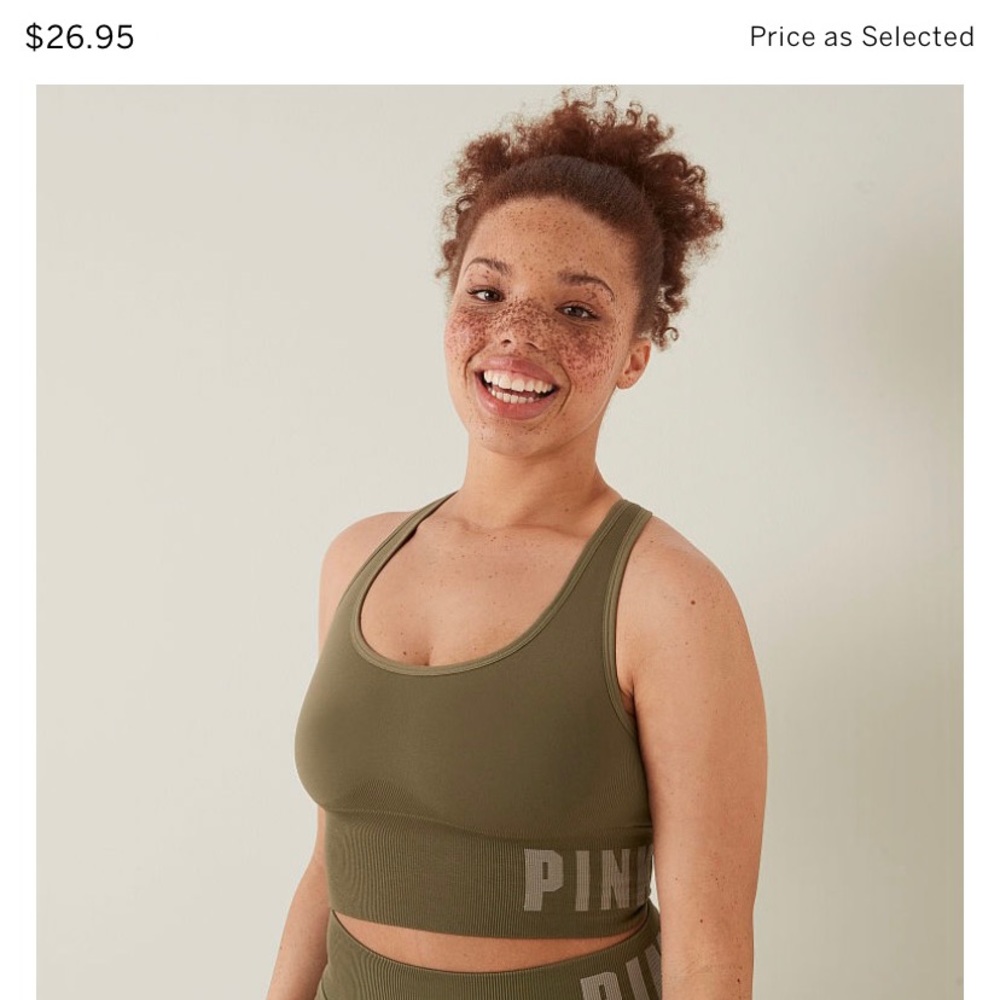 Pink Seamless sports bra - Picture 8 of 9